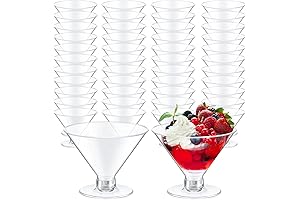 Sparkling 150-Pack Crystal Martini Glasses