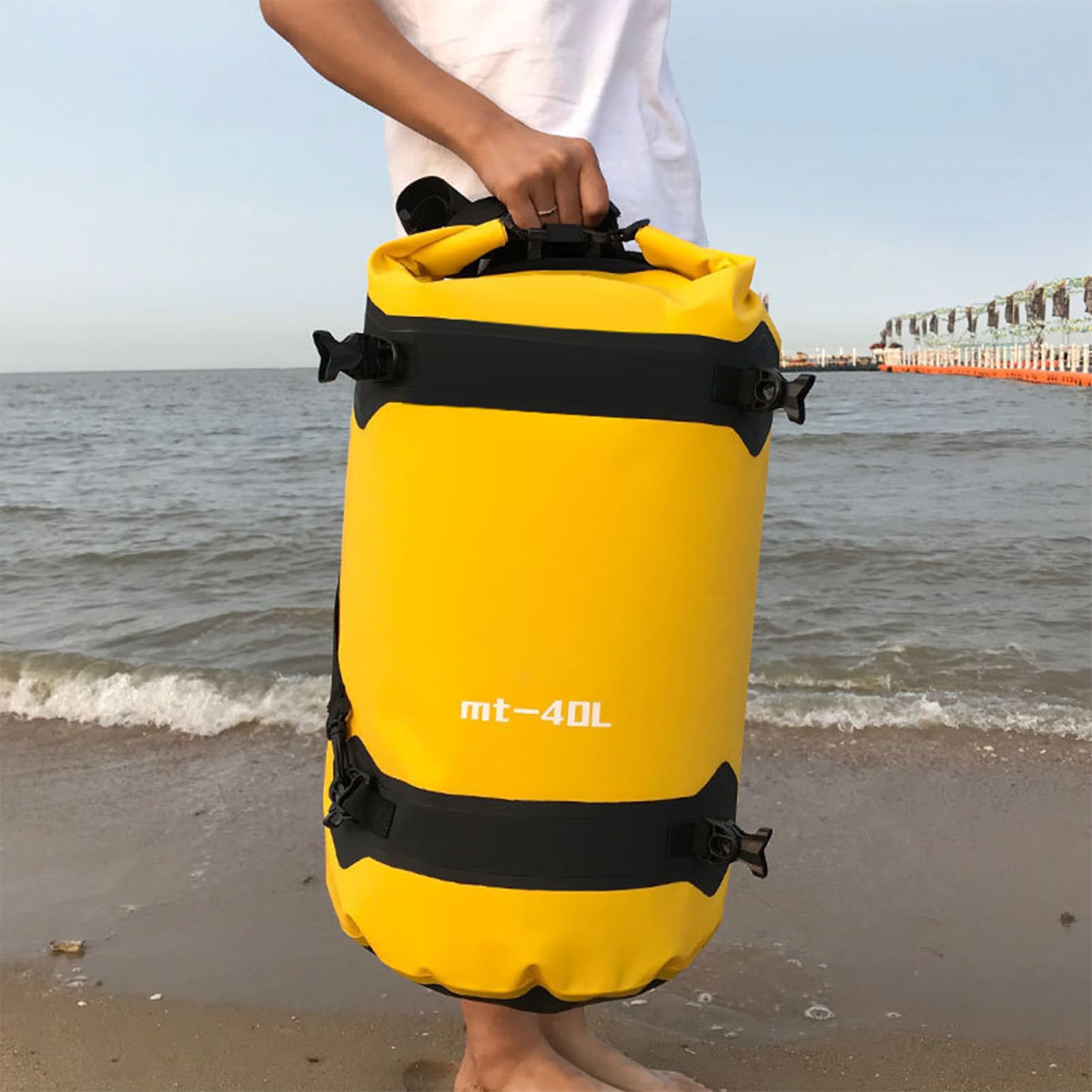 Torba Tylna Motocyklowa Wodoodporny Organizer Do Przechowywania 40 l | Torba Do Przechowywania Dla Jednośladów do Motocykla i Roweru, do Jazdy i Turystyki, na Outdoor, dla Kasku, Sprzętu,