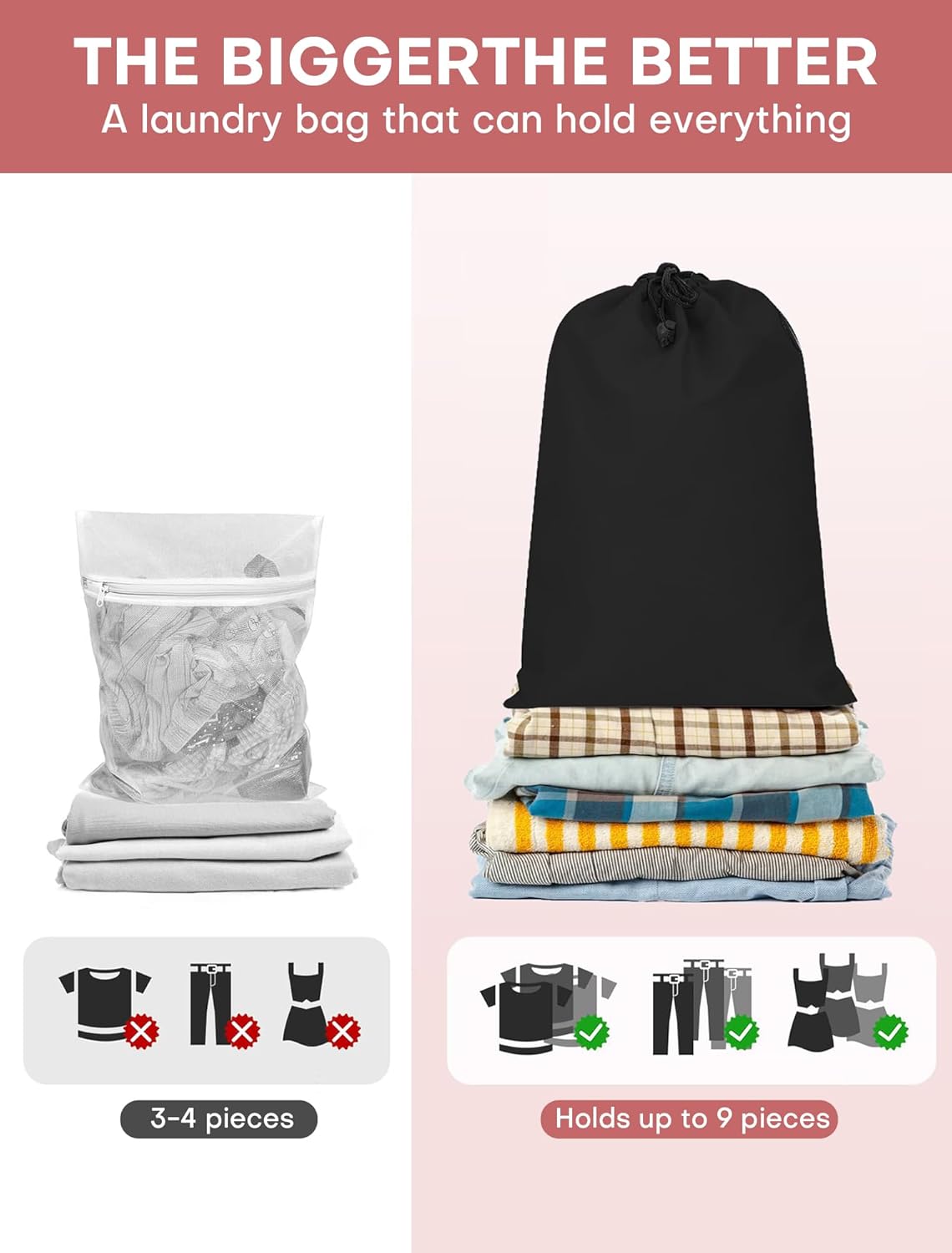 6 PCS Set Compression Packing Cubes for Travel, Lightweight Packing Organizer Bags Travel Essentials for Carry On, Suitcase, Home Closet - Black - Image 5