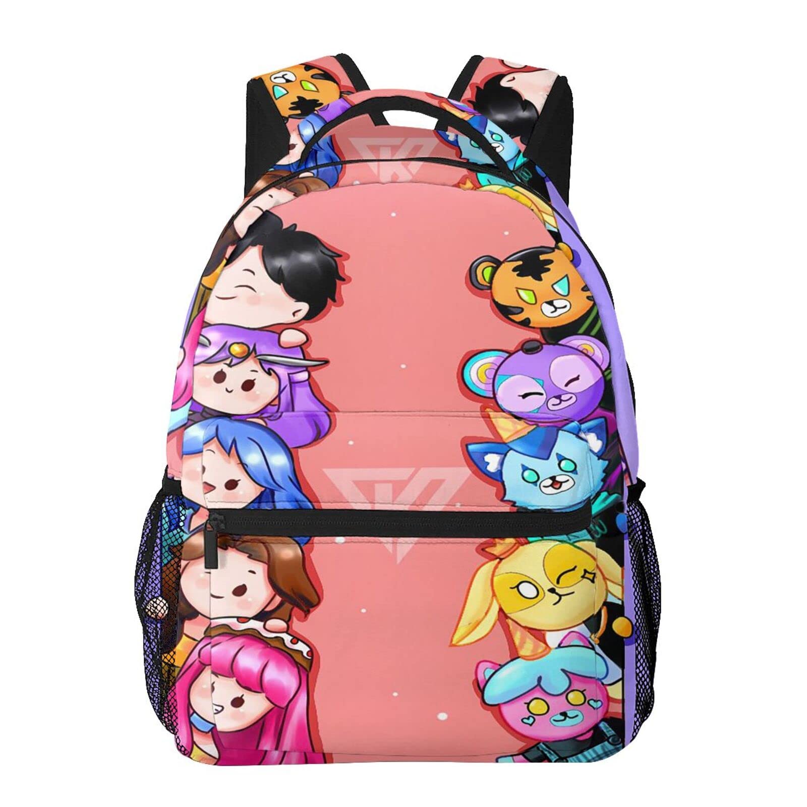 Casual Backpack Its_Funneh Unisex High Capacity Students Schoolbag Travel Fashion Shoulders Bag