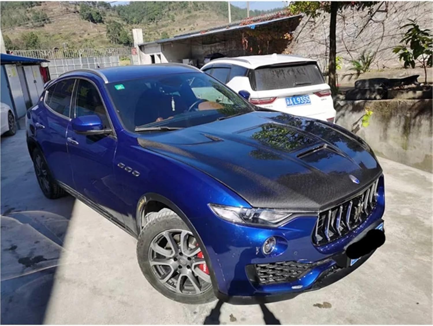 Carbon Fiber Engine Hood Bonnet Designed Compatible With Maserati Levante 2016-2021