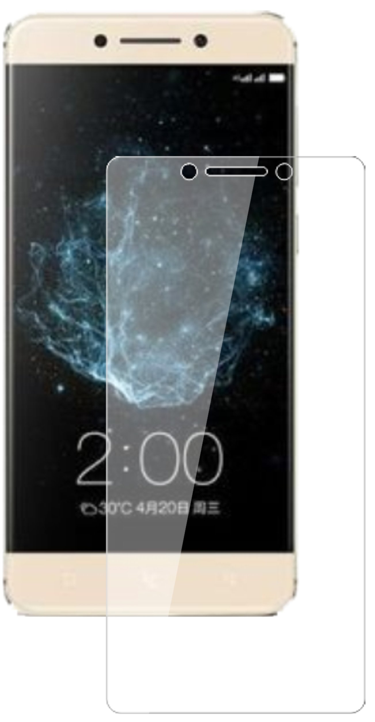 dipos I 2x Screen Protector compatible with LeEco Le Pro 3 Elite Protection Films clear