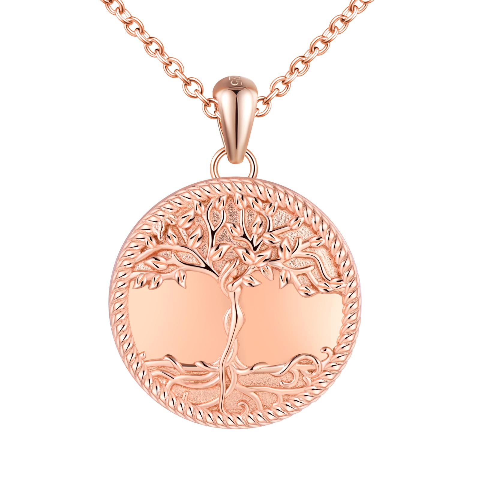 Collane Ciondoli Foto da donna ragazza Collana Medaglioni in argento 925 Fotografia Ciondolo Albero della Vita personalizzato Pendenti aperto amuleto rotondo di moda