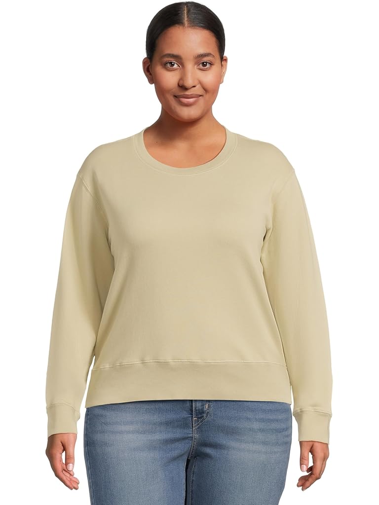 Neutral Mod-o-doc Long Sleeve Open Crew Neck Sweatshirt