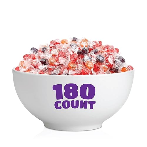 Miniatura 5 de CrazyOutlet Gotas de caramelo duro surtidos de sabores de frutas, envueltas individualmente, paquete a granel de 2 libras