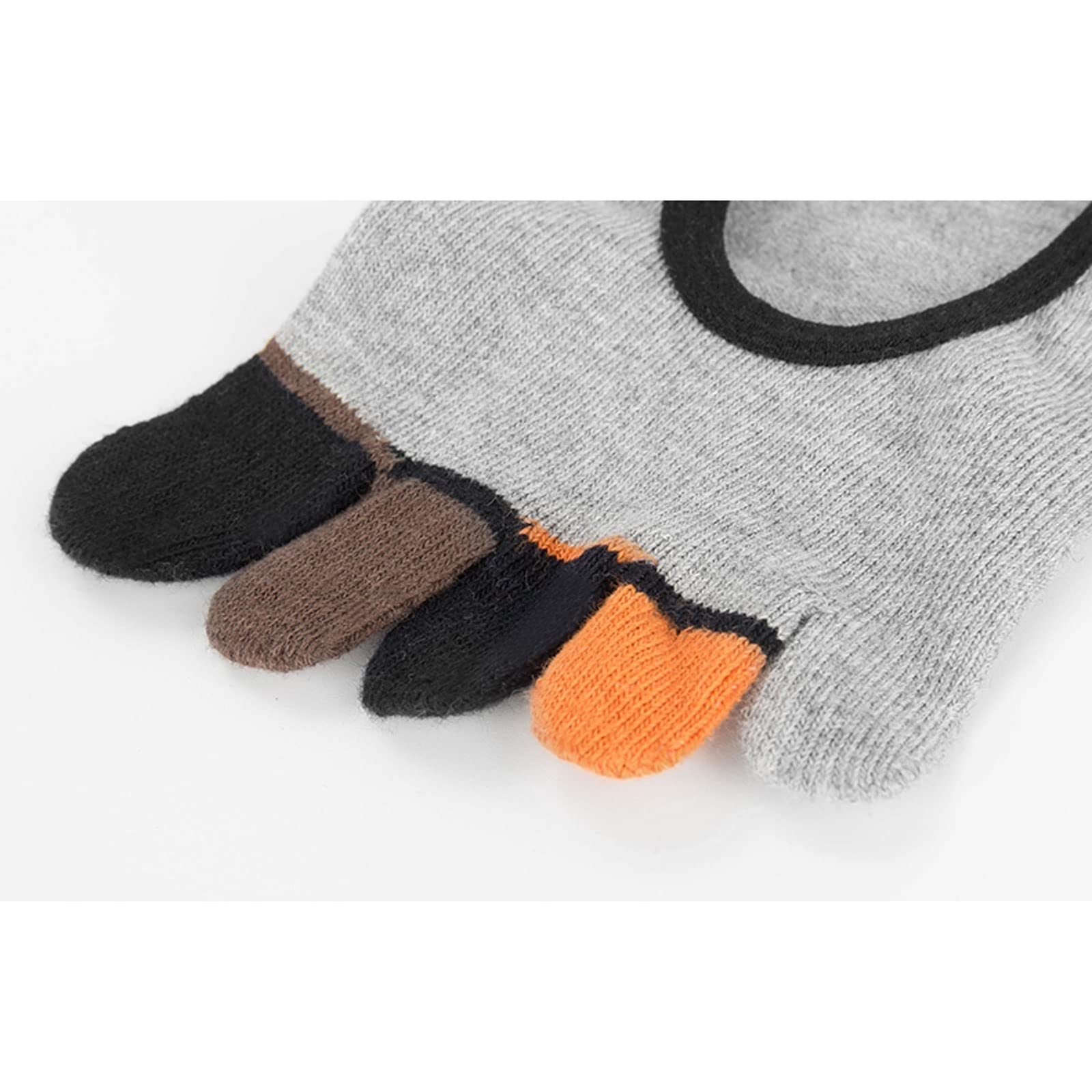 calcetines de hombre Calcetines de verano de verano de cinco dedos calcetines de algodón de los hombres antideslizantes de silicona antideslizantes con calcetines deportivos transpirables poco profund