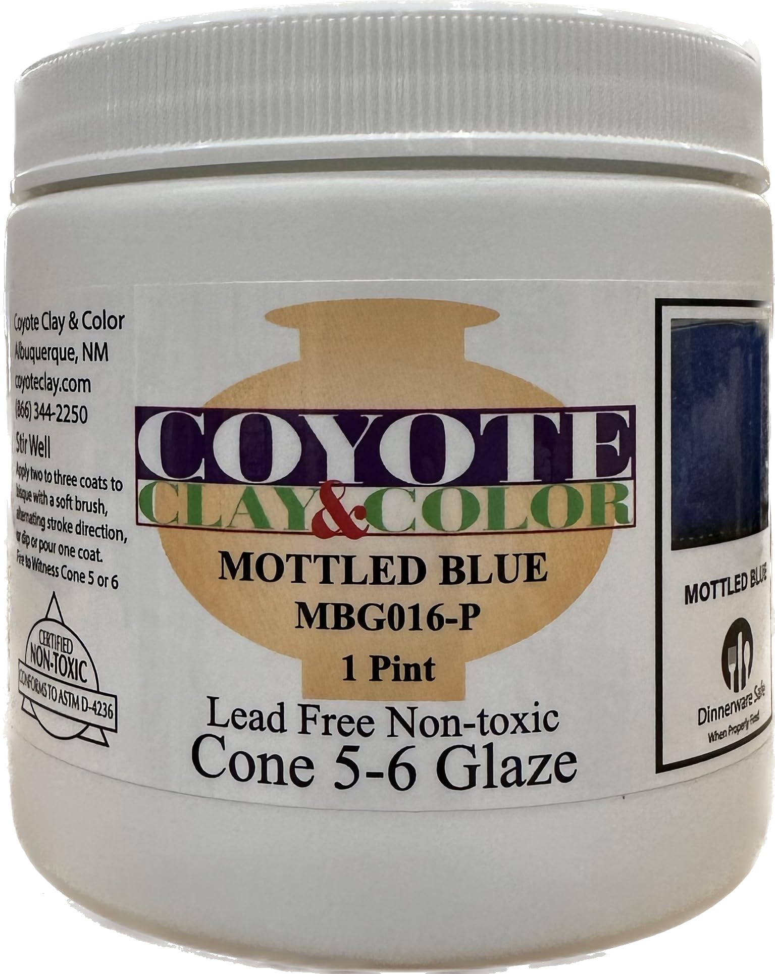 Coyote Glaze - MBG016 - Mottled Blue