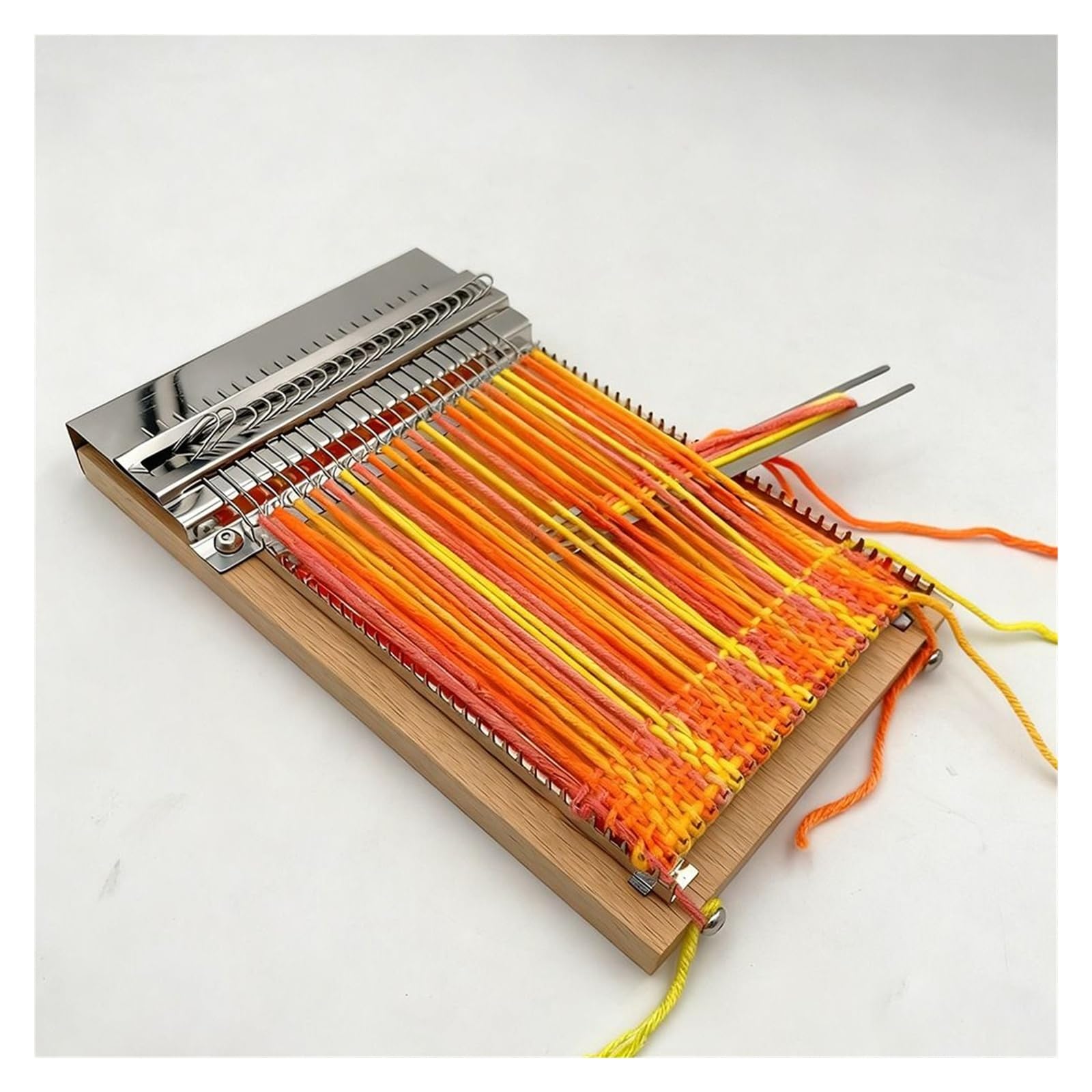 Lightning Fast Knitting & Weaving Loom Kit, Creative DIY Craft Tool for Handmade Tapestry, Scarf & Home Decor, All-in-One Starter Set for Beginners