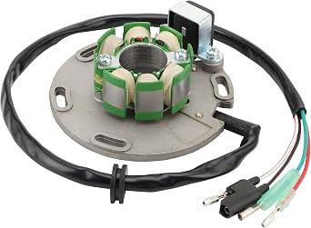 GOOFIT Motorcycle Magneto Engine Generator Stator Coil Comp Replacement for RM125 1986-1988 RM250 1986-1995