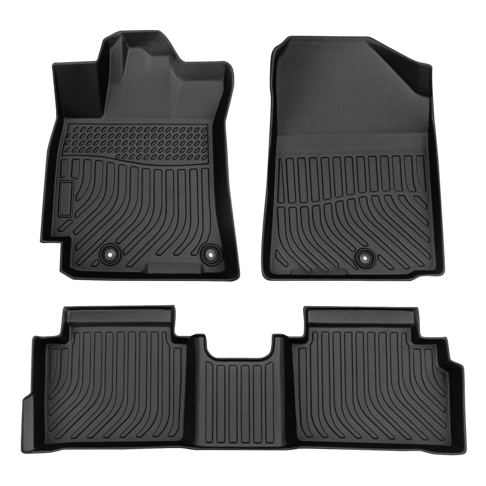 Photo 1 of Cartist Floor Mats Custom Fit for Kia Forte 2019 2020 2021 2022 2023 All Weather Floor Liners Front & 2nd Row Seat TPE Waterproof