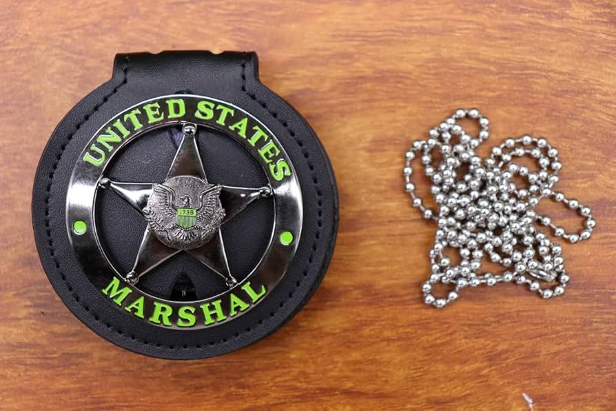 USマーシャル USMS Marshal バッジ+ケース