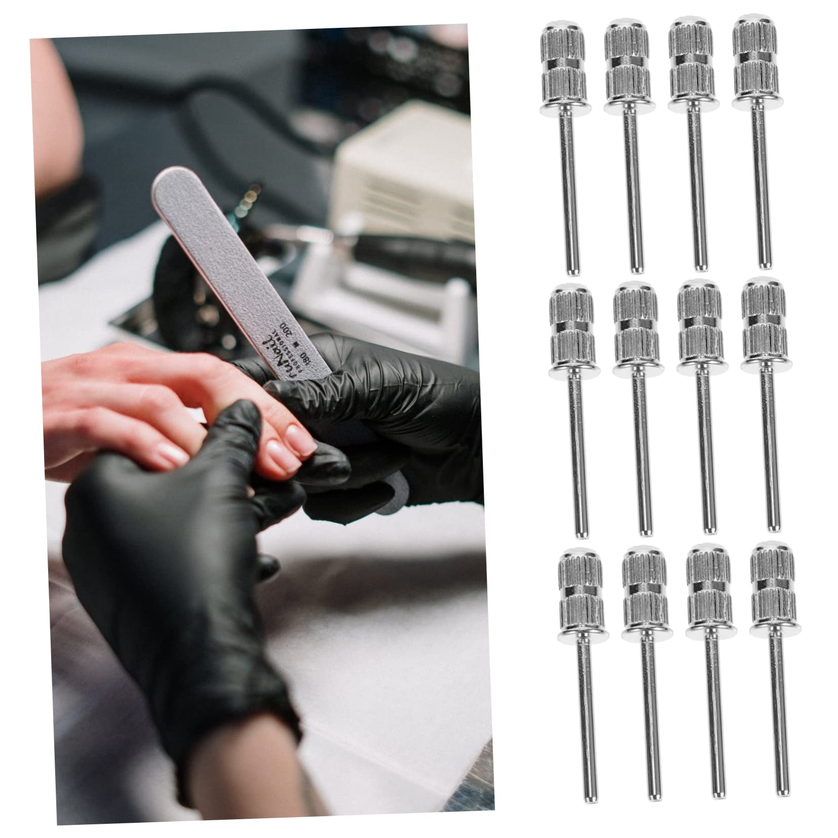 60pezzi Punte Per Trapano Unghie Accessori Per Manicure Professionale Teste Per Levigatura e Lucidatura Compatibile Con Strumenti Di Bellezza e Spa