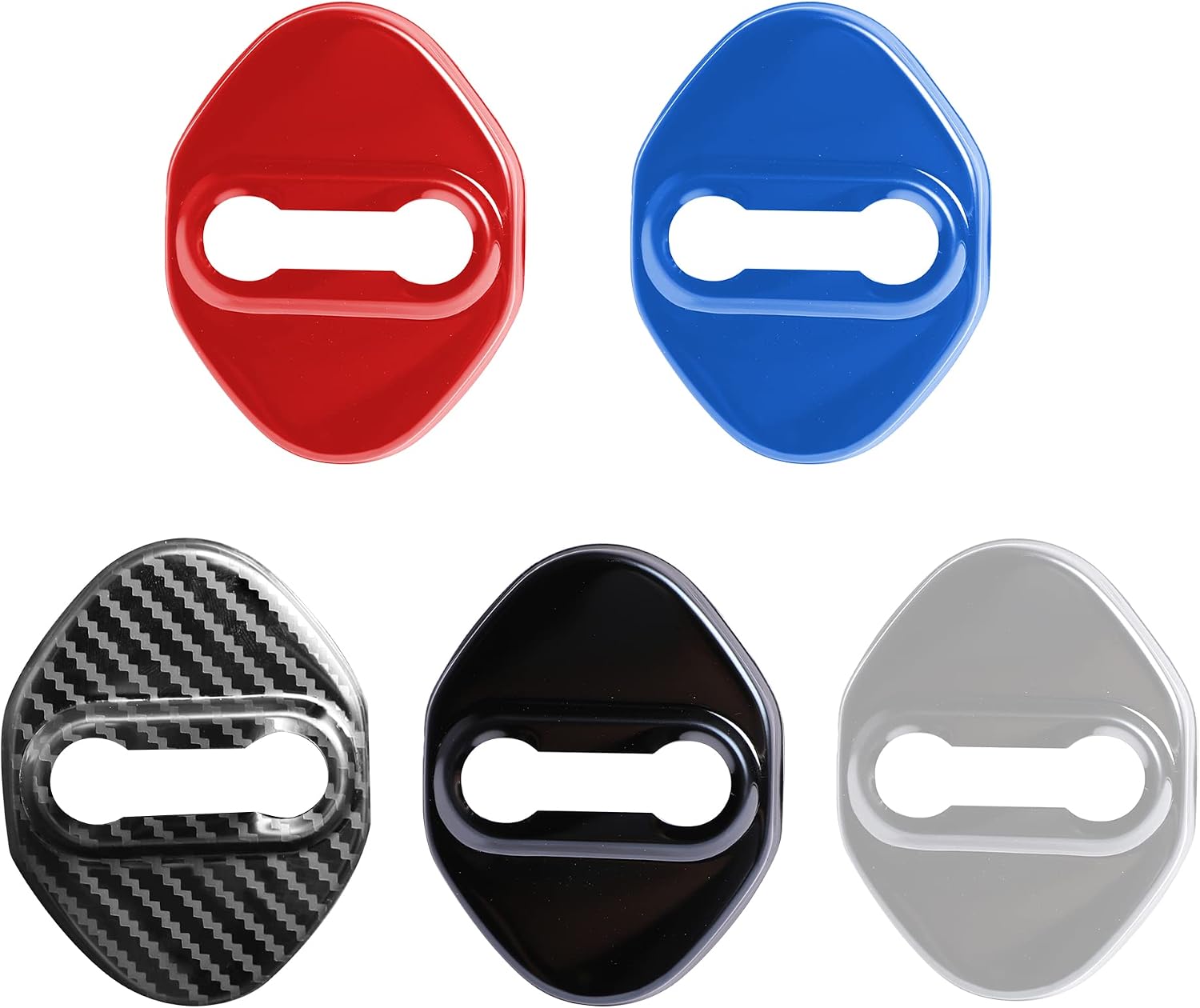 Door Lock Latches Cover Protector for Honda Civic Accord City CRV CR-V XR-V HR-V UR-V Odyssey Crosstour Pilot Vezel 4pcs Black