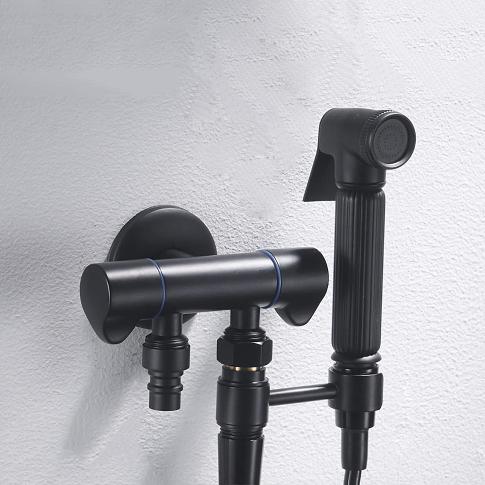 Pulvérisateur bidet WC noir double fonction pour une routine bien-être dans vos toilettes