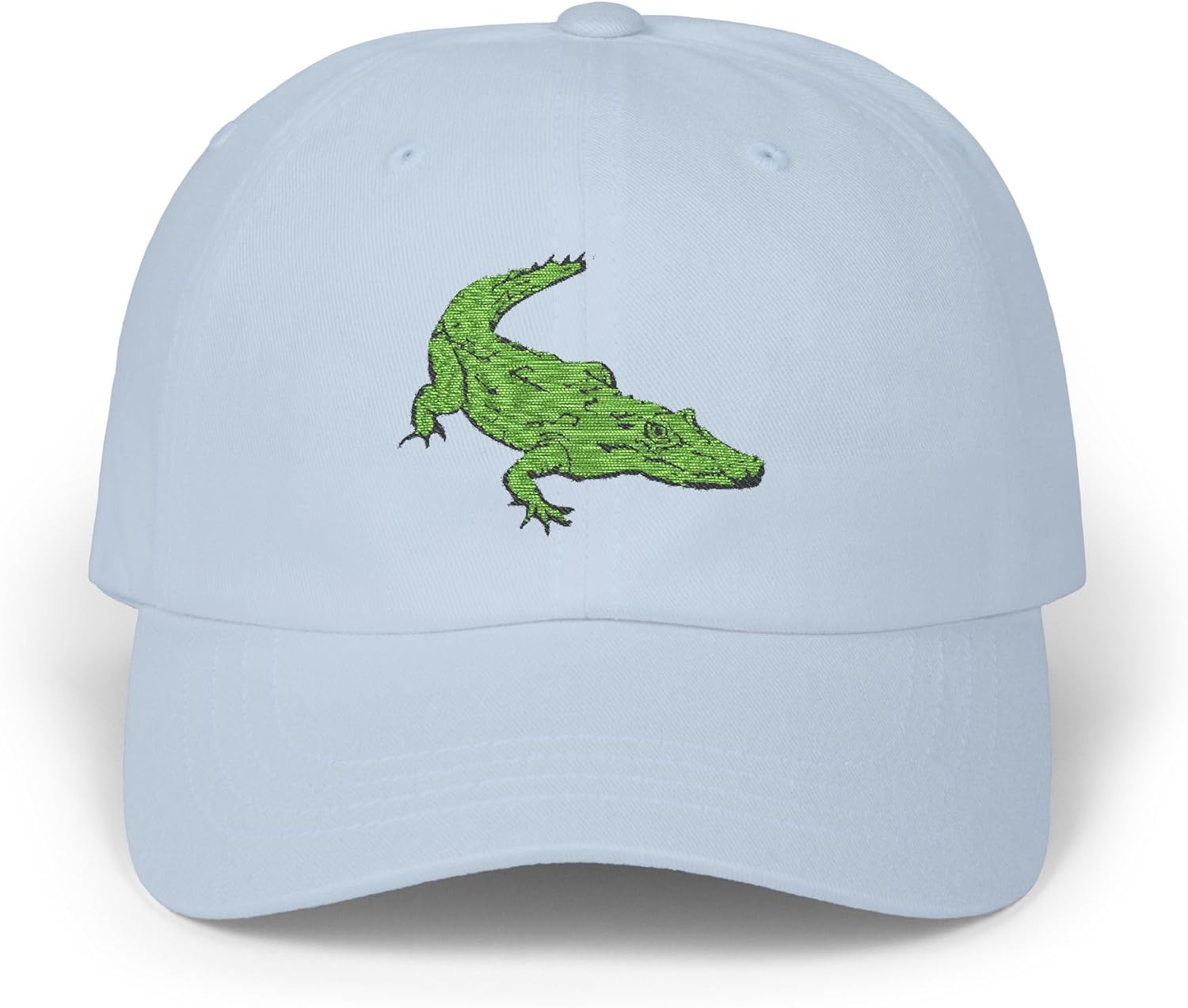 DONWILLISJRART Alligator Embroidered Cap, Classic Baseball Hat, Dad Hat, Animal Lover Gift