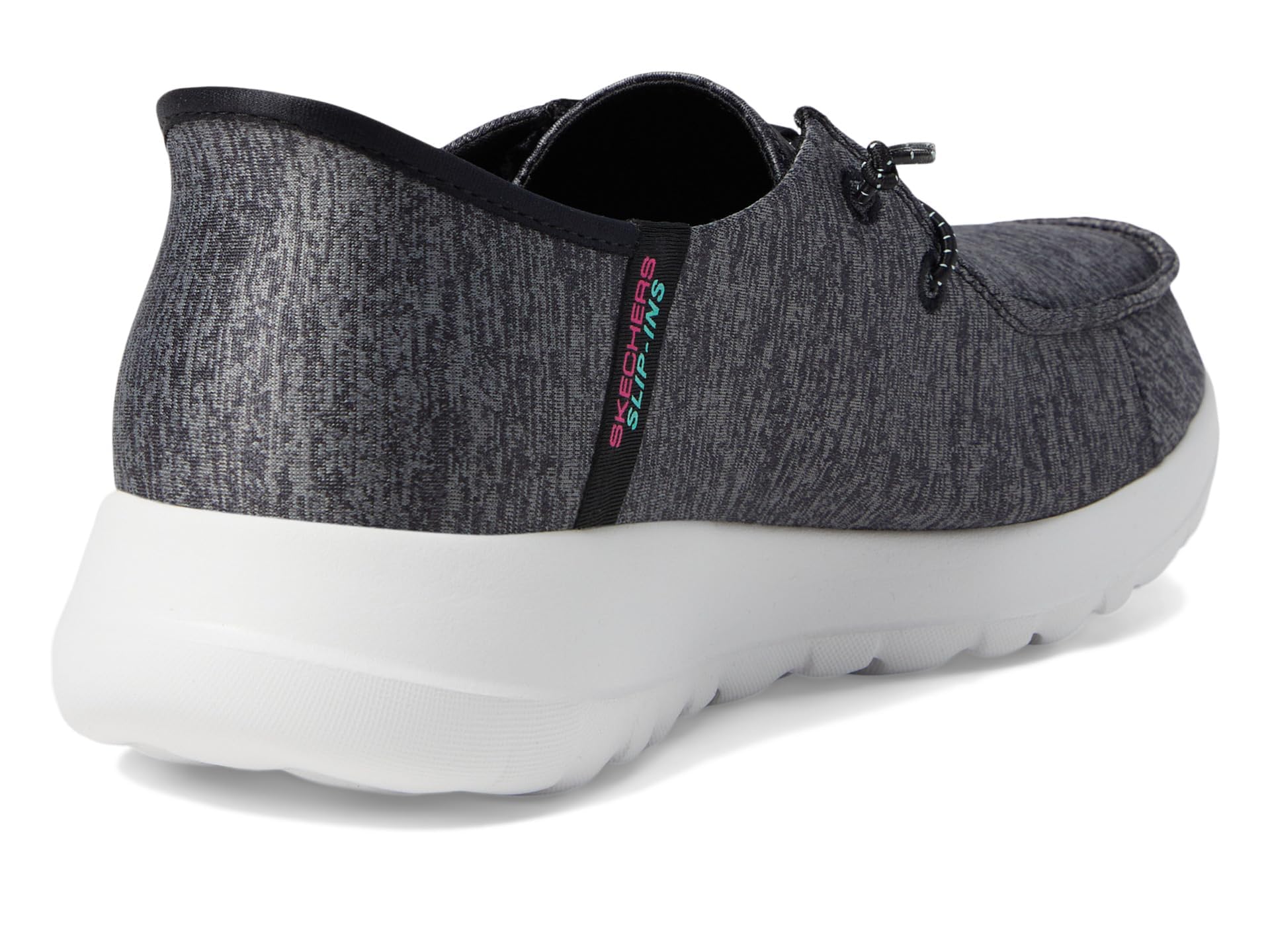 Skechers Damskie buty bez użycia rąk wsuwane Go Walk Joy Moc Toe Casual Shoe Sneaker, Czarny, 41 EU