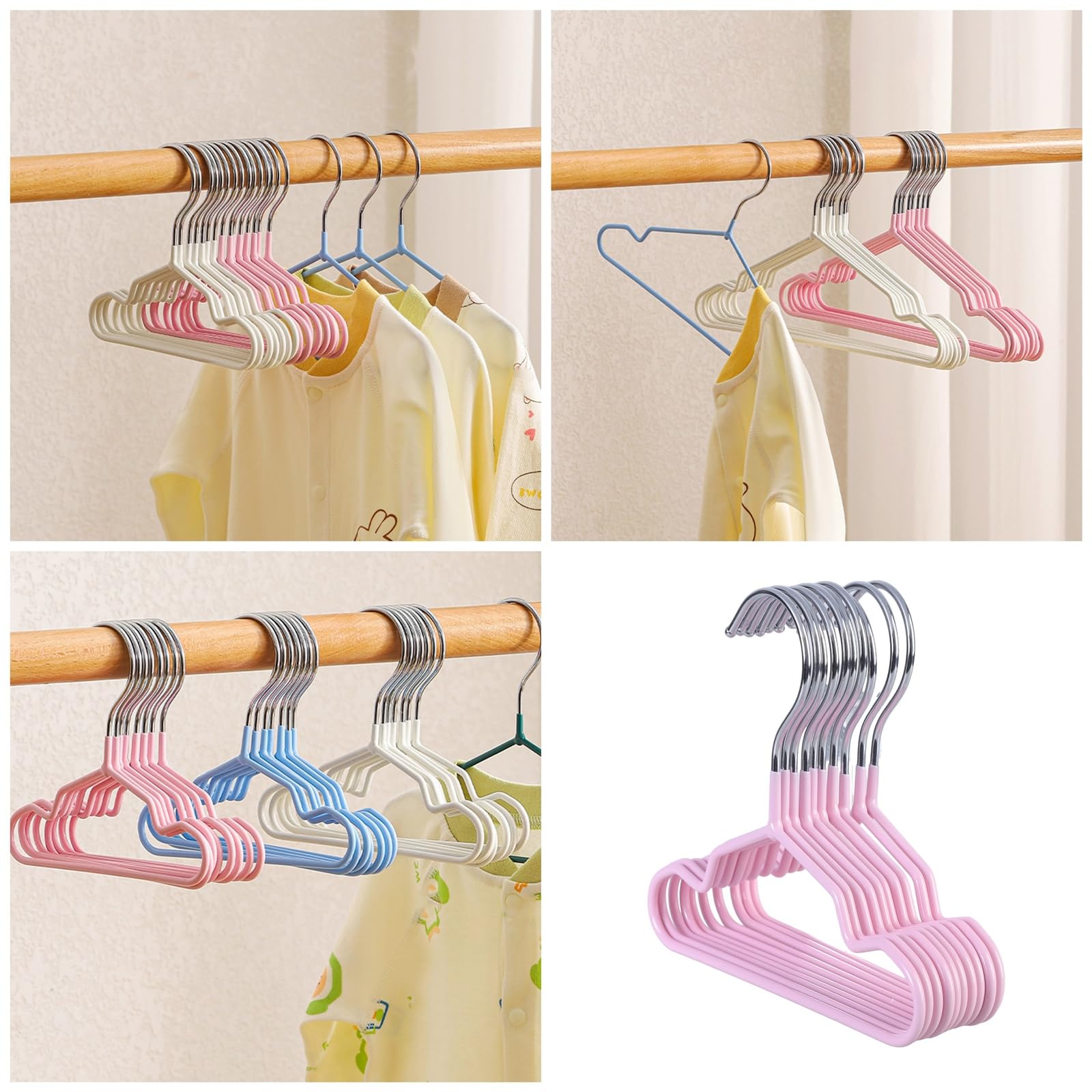 10 Pack Pet Clothes Rack Hangers for Dog Puppy Toddler Cloth Hanger for Small Pet Small Coat Hanger