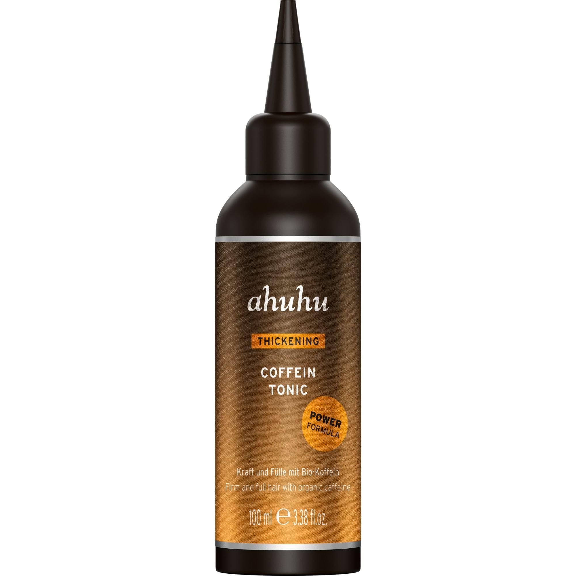 ahuhu Thickening Coffein Tonic Power Formula (100ml) | Haarausfall reduzieren & Haarwachstum fördern, Hair growth serum für kräftigeres Hair