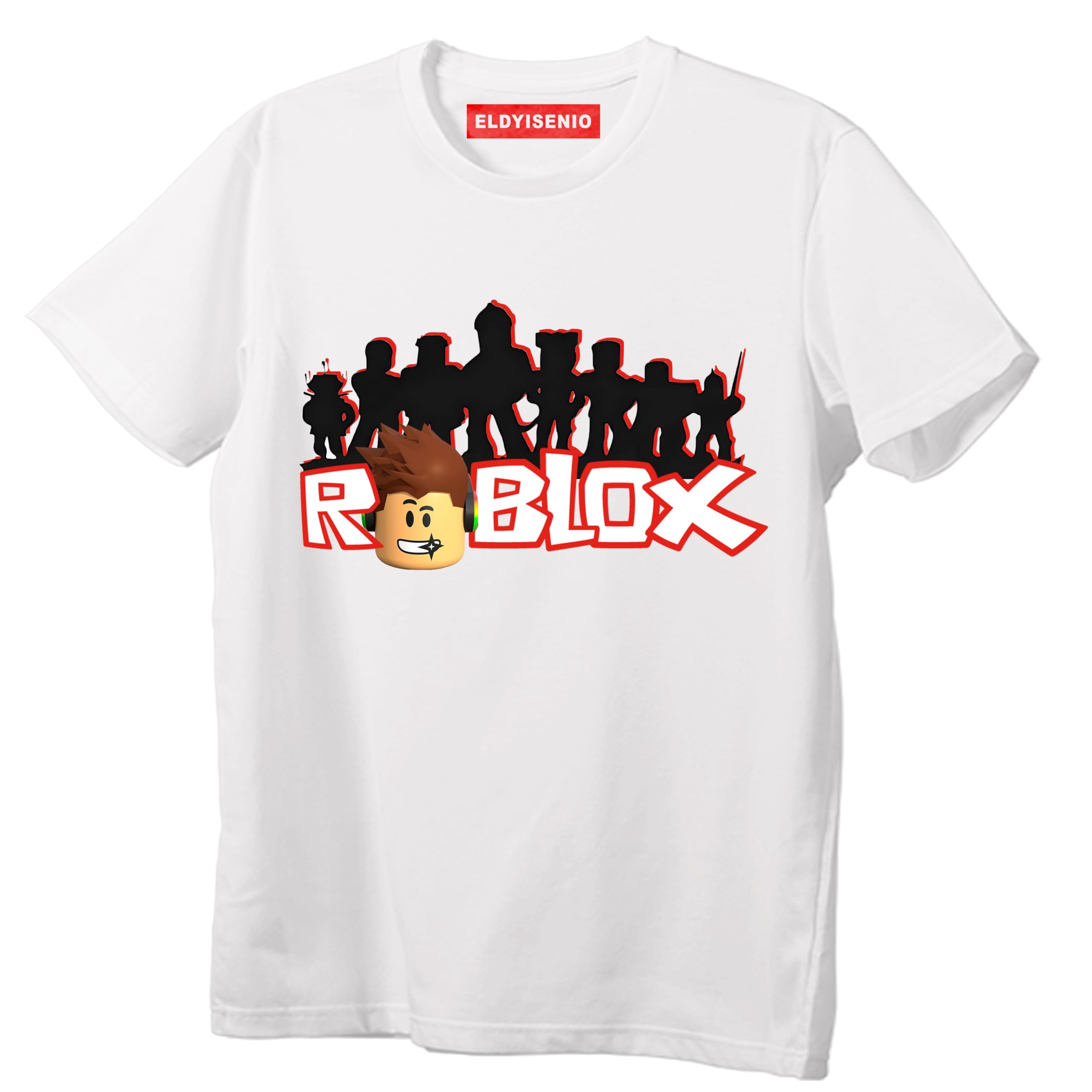 ELDYISENIO Roblox Gamer Design T-Shirt, Birthday Gift, Online Gamers Unisex Kids T-Shirt