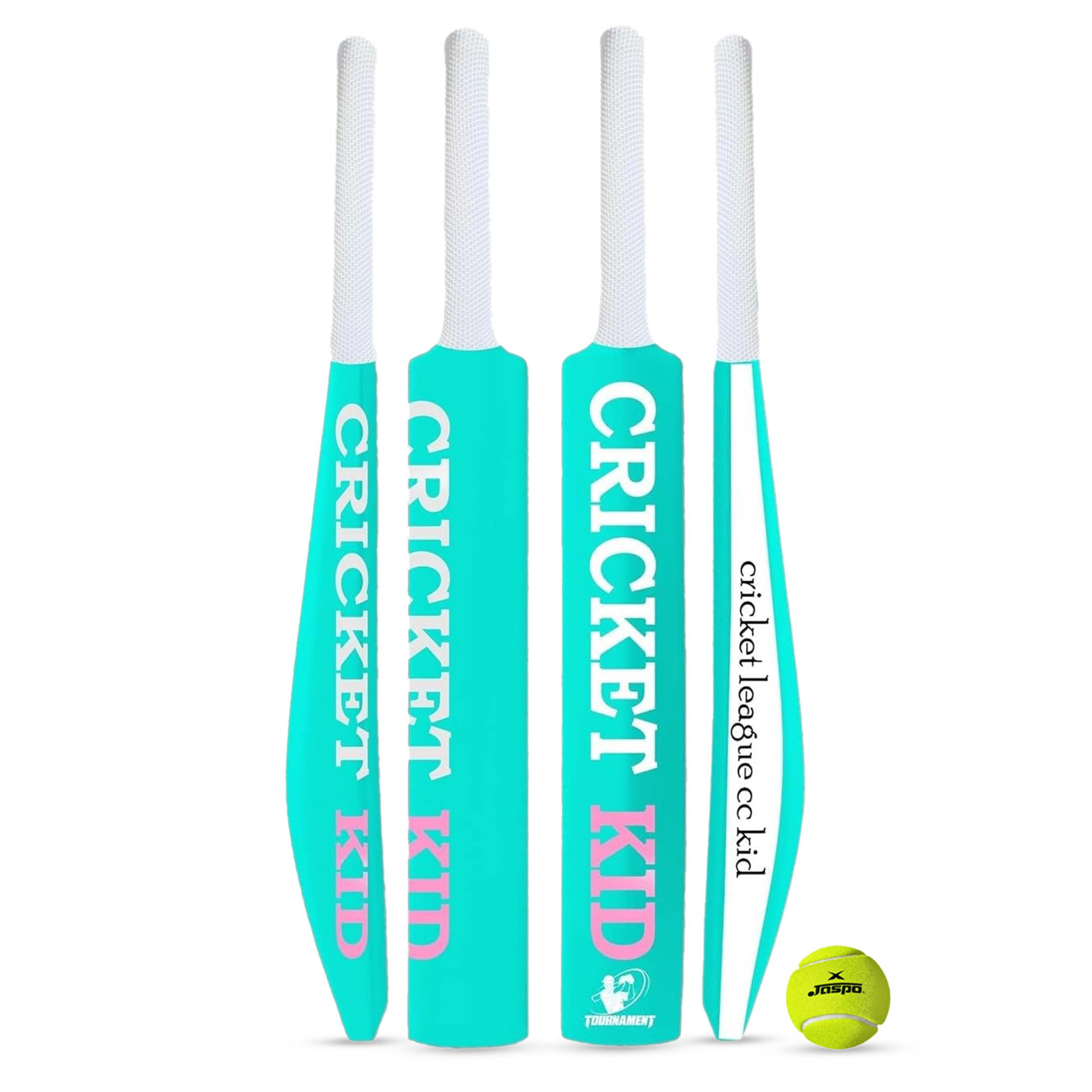 Jaspo Cricket Kid Bat 18-Inch Plastic Cricket Bat for Kids, Lightweight Durable Bat for Toddlers, Beginners, Ideal for Age 3-5 Years Indoor & Outdoor Play (Cyan, Size-1 (Ages-2 to 5))-picture-21