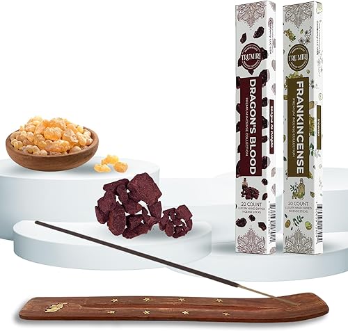 Miniatura 6 de Trumiri Varillas de incienso  Paquete combinado de 40 varillas de incienso  20 Dragones Sangre + 20 Inciensos  Insenses  Insents  Incents  Incienso