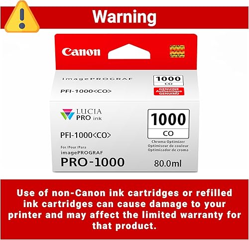 Miniatura 3 de Canon PFI-1000 Depósito de tinta optimizador de Chroma genuino, compatible con impresoras ImagePROGRAF PRO-1000