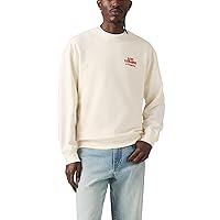 Levi's Relaxd Graphic Crew LS&Co Egret Graphic
