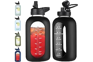 goswe glass water bottle 64 oz