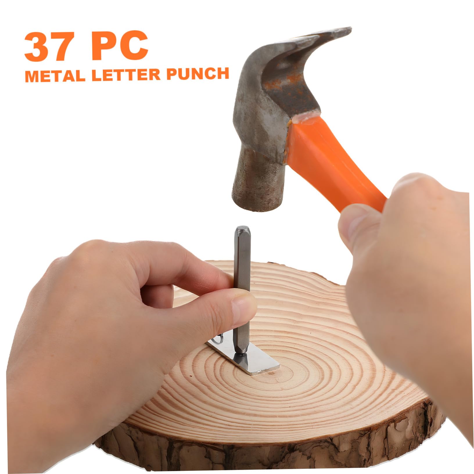 Housoutil 1 Set Set di Timbri in Acciaio Francobolli per Timbratura Premere Nome Alfabeto Timbro di Lettera Numero Costume Mestiere Punch Creazione Timbro Numerico Acciaio al Carbonio