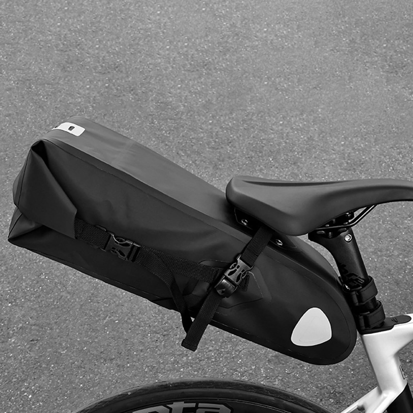 Torba na siodełko rowerowe, 10 l, odblaskowa torba do przechowywania pod siedzeniem, torba na siodełko, dla kobiet, młodzieży, nastolatków, rowerzystów, hobbystów, entuzjastów, rodziny, przyjaciół