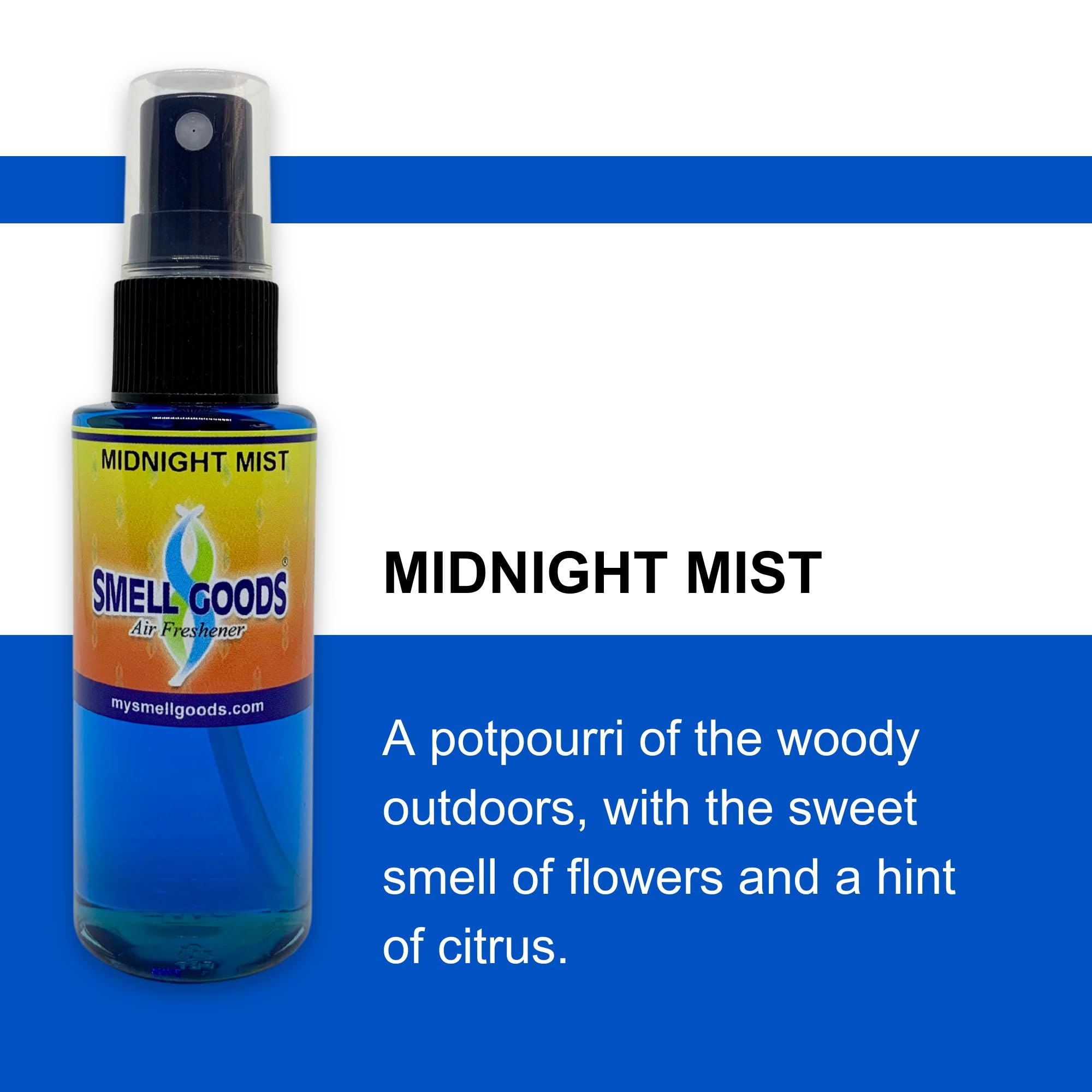 Smell Goods Fine Mist Fragrance Air Fresheners, Midnight Mist