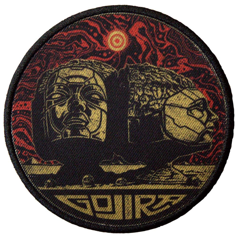 Gojira Sculpted Heads Iron On Patch NEW OFFICIAL