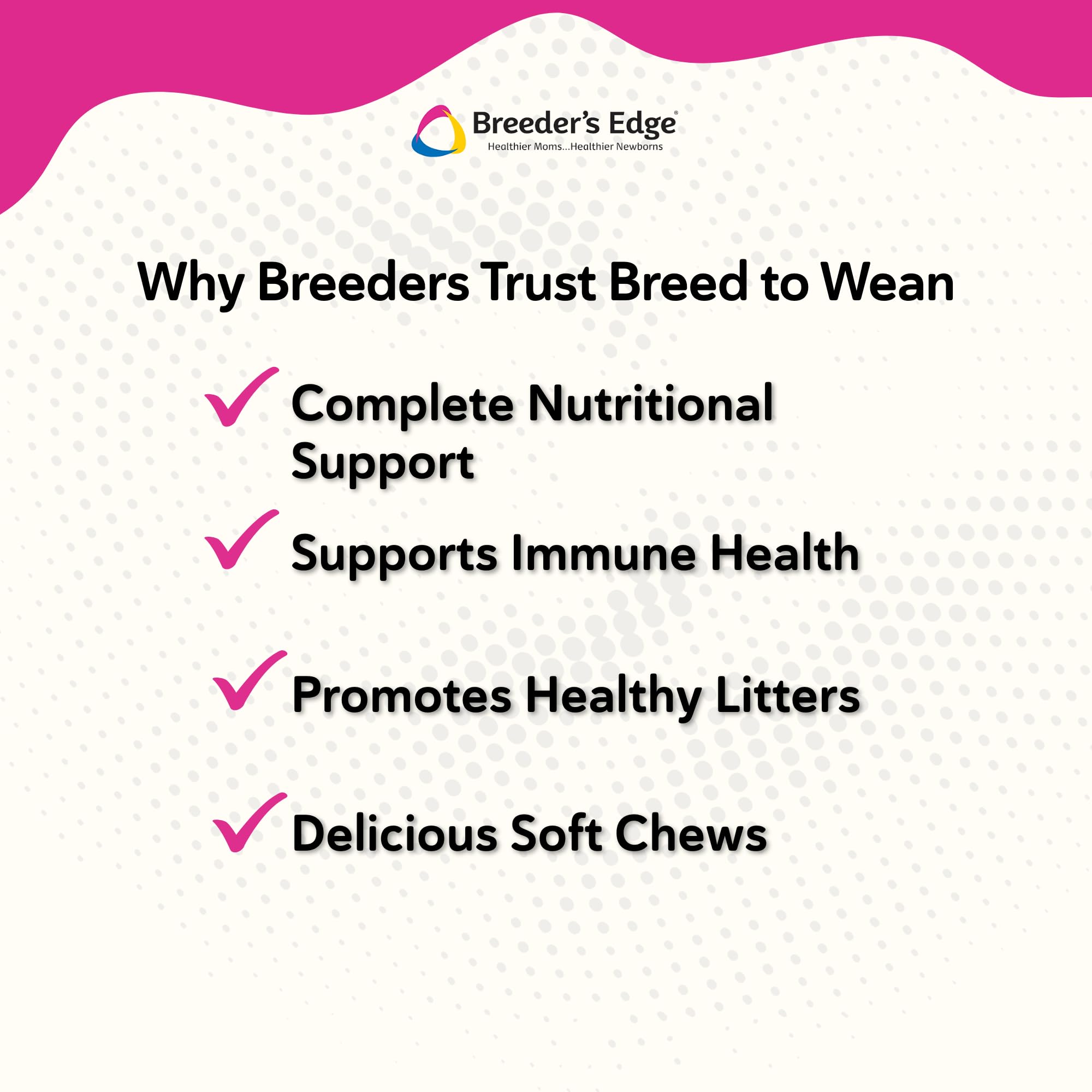 Breeder's Edge Breed to Wean Prenatal Soft Chews Sm Dogs & Cats, 400ct — Amazon image 5