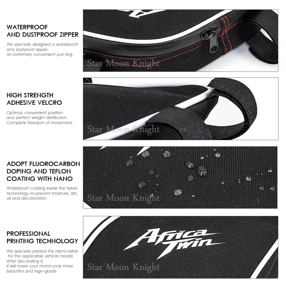 CRF 1000L Africa Twin Adventure Sports Crash bar Borsa porta attrezzi per Honda CRF1000L Africa Twin DCT Borse telaio