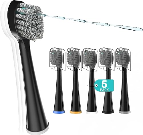Cabezales de cepillo de repuesto para Waterpick Sonic Fusion 2.0  Cabezal de cepillo de dientes para agua pik con anillos codificados por colores y
