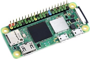 Pi Zero 2 WH-Pi Zero 2 W Color Pre Soldered Header, 1GHz Quad-Core Arm Cortex-A53 CPU, WiFi & Bluetooth 4.2 BLE 5x Fast