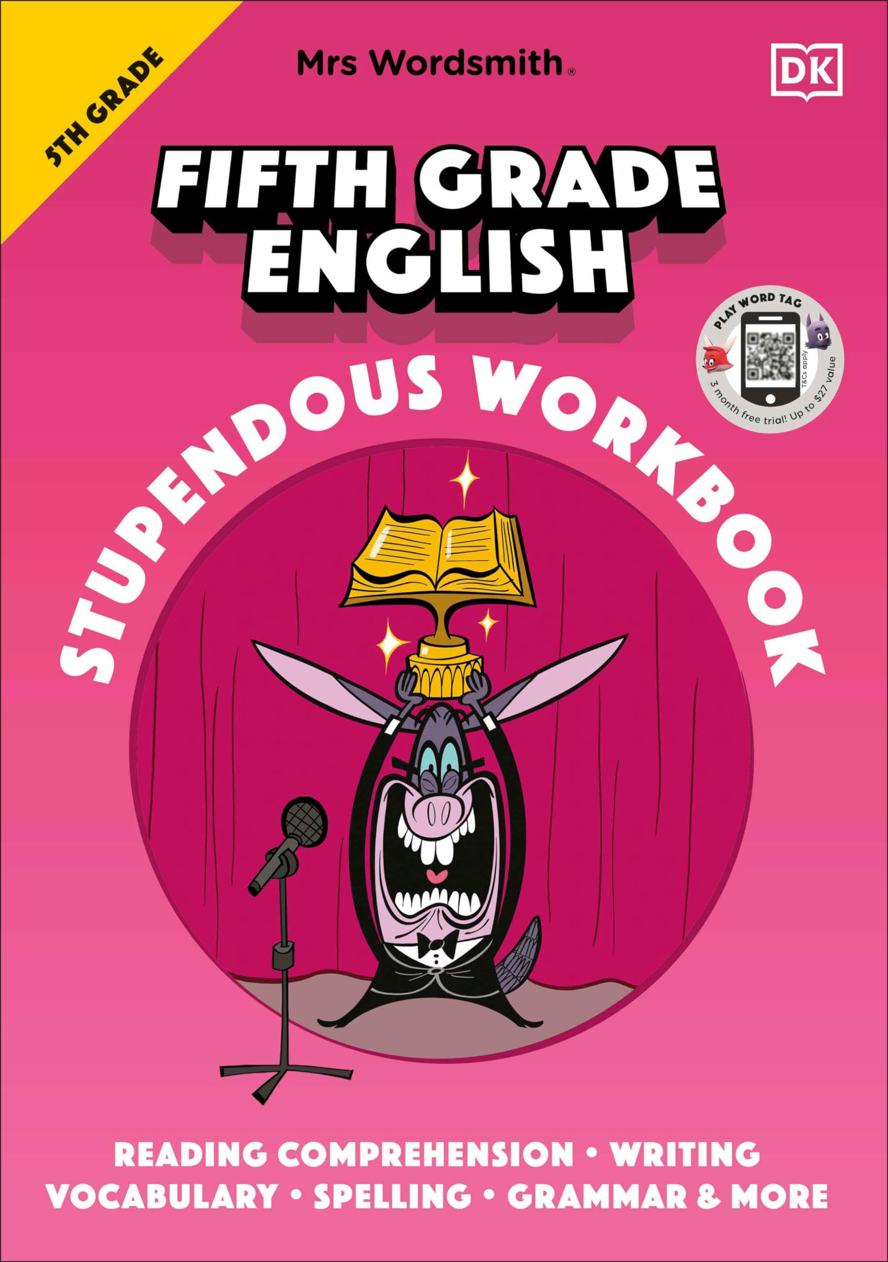 Mrs Wordsmith 5th Grade English Stupendous Workbook: with 3 months free access to Word Tag, Mrs Wordsmith's vocabulary-boosting app!