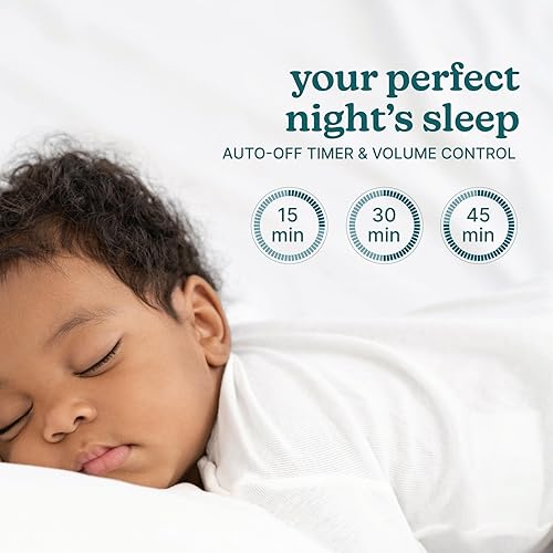 Miniatura 5 de Homedics Máquina de sonido de ruido blanco  Terapia de sueño portátil para el hogar oficina bebé y viajes  4 Sonidos de naturaleza relajante y