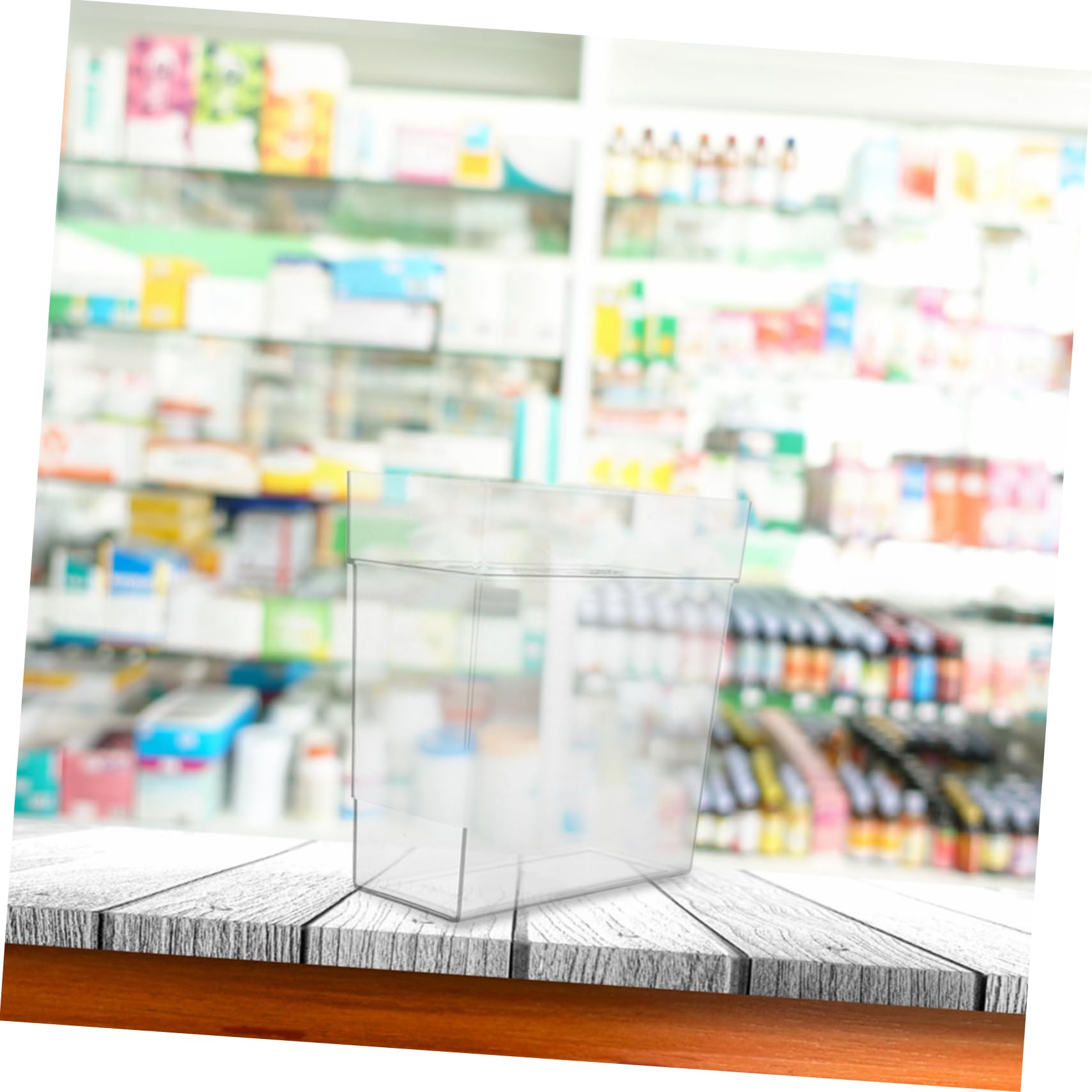 Mikikit Scatola Per Aghi Trasparente Contenitore Per Conservazione Di Aghi Medicinali Scatola Di Stoccaggio Dall Verso Per Uso e Istituzionale