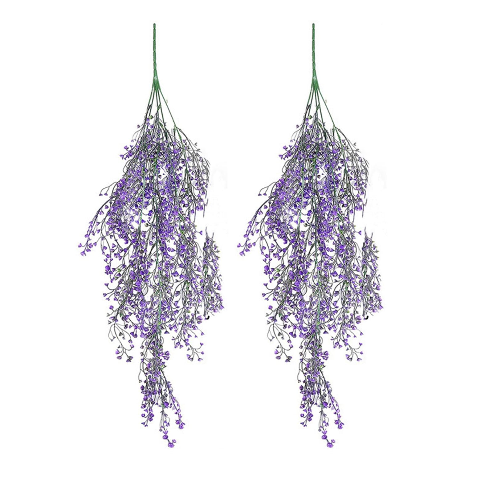 ZEPFJHE Artificial Ferns Willow Vine Hanging Plant for Indoor Room Decoration Realistic Ferns Ivies Ornament Elegant Faux Willow Vine Wall Hanging