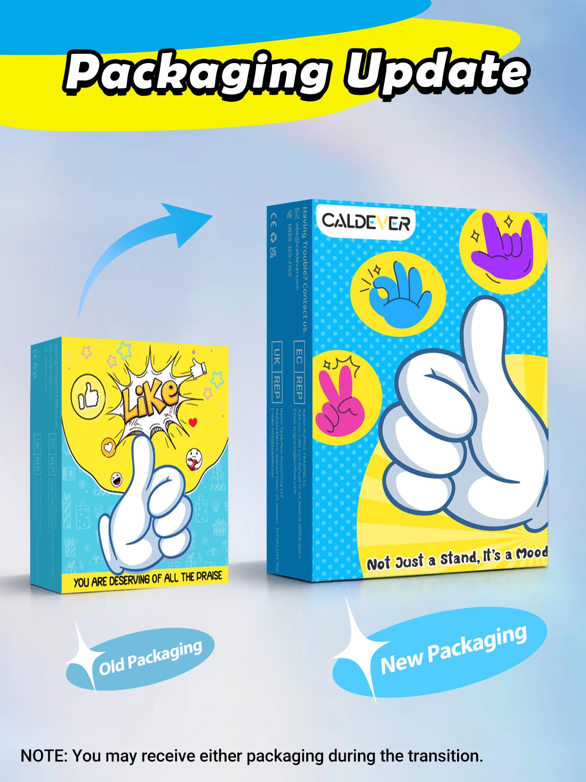 Valentines Day Gifts for Kids Teens Boys Him Men Ideas: Thumbs Up Lazy Phone Stand Cell Phone Holder Gifts for Girls Teenage Daughter Son Her Women Wife Adults Funny Cool Gadgets Stocking Stuffers