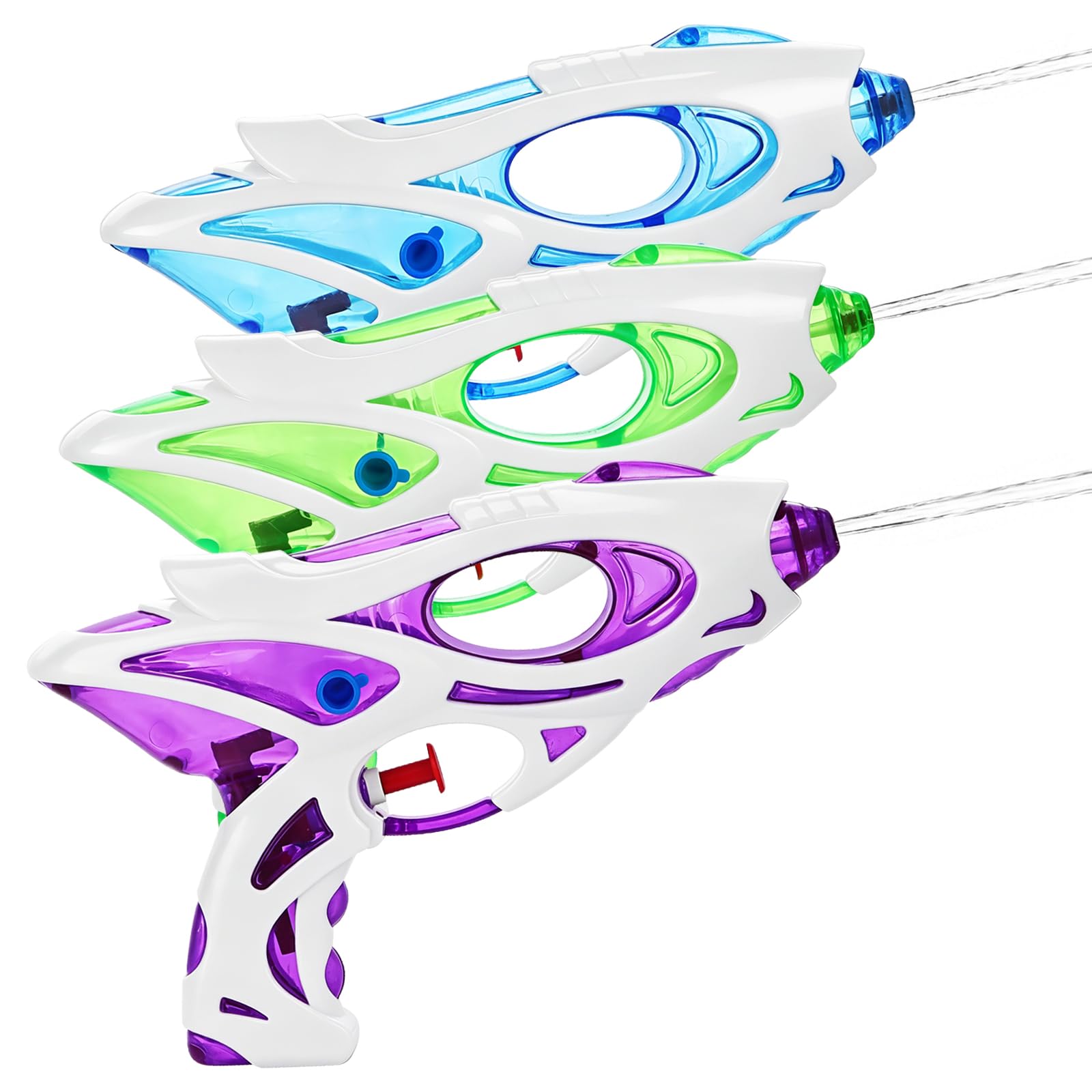 Water Pistols For Kids, 3 Pack Water Gun Blaster, Cool Small Pistol Guns, Outdoor Beach Garden Toy for Summer, Pool Bath Party Water Fighting Toys For Children Girls Boys