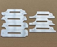 Vista 4 de RIVERWELD Juego de 7 piezas de calibre para soldadura de filete, calibre de profundidad, calibre de soldadura de inspección y prueba ulnar, métrico