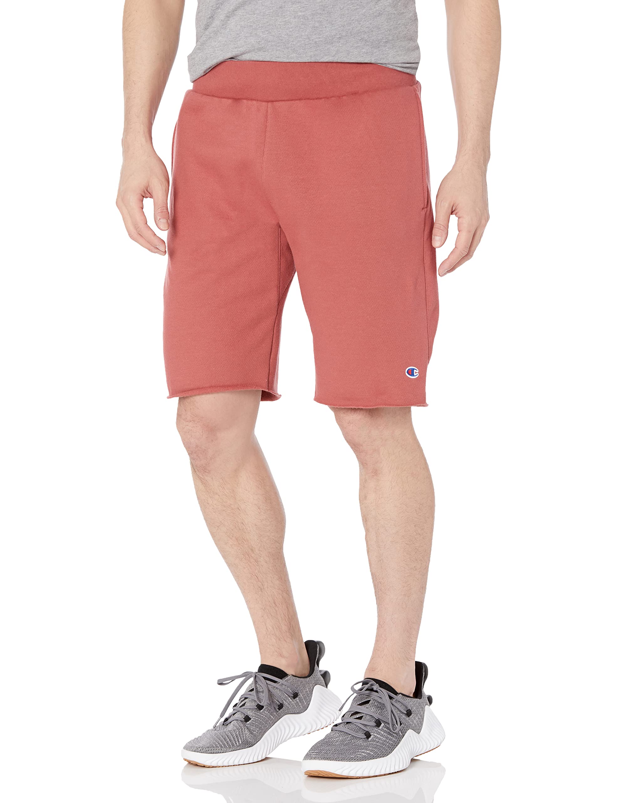 Champion, Reverse Weave Fleece, Knee-Length Shorts for Men, C Logo