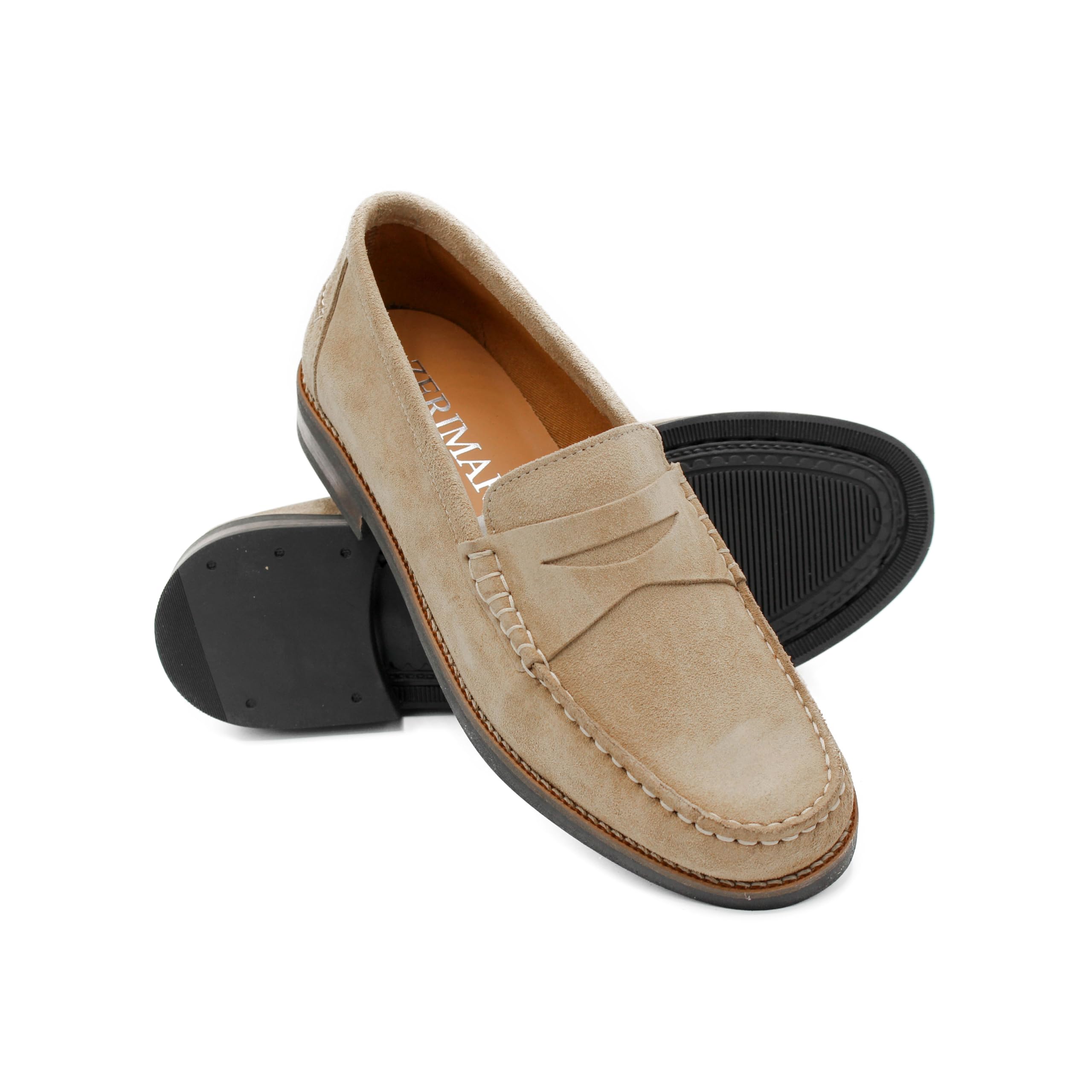 Zerimar Zapatos Castellanos, Mocasin Antifaz, Zapatos de Vestir Hombre Fabricados en España