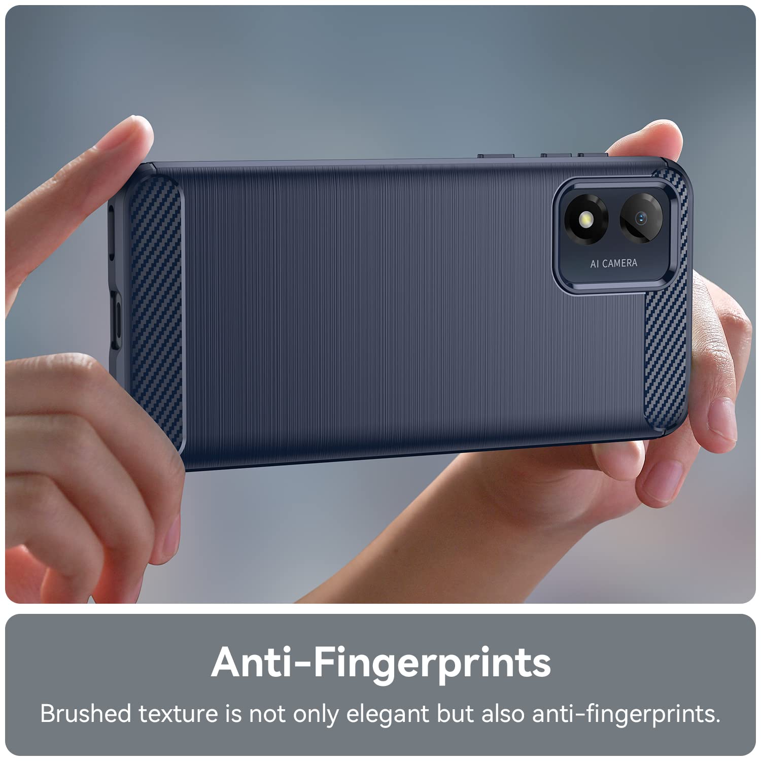 Per Motorola Moto E13 Custodia,Sottile Supporto Antiurto Cover Cellulare + Vetro