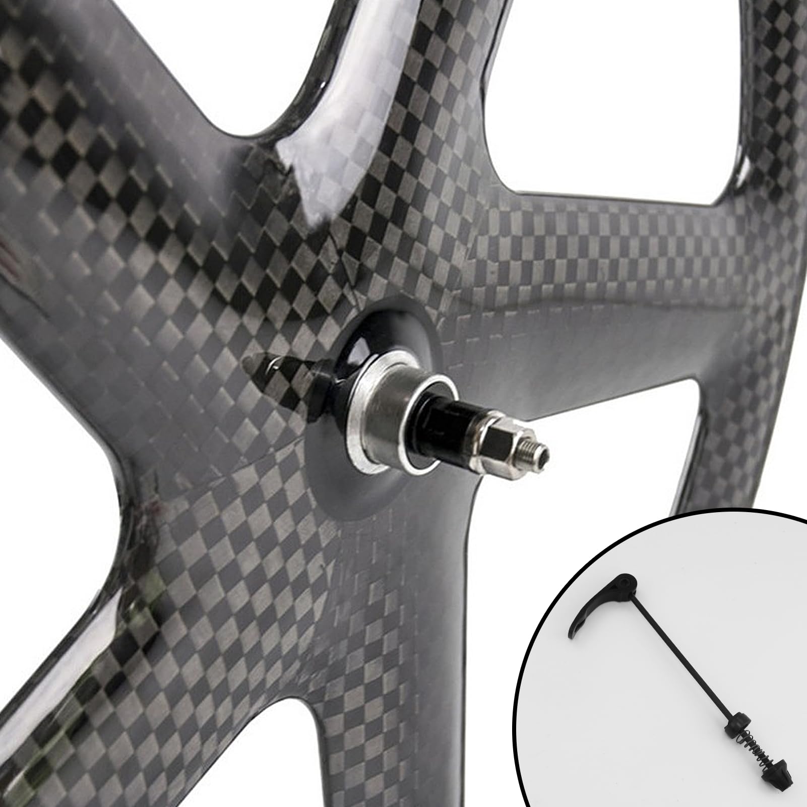 Set 2 tenditori a sgancio rapido per bicicletta MTB anteriore posteriore