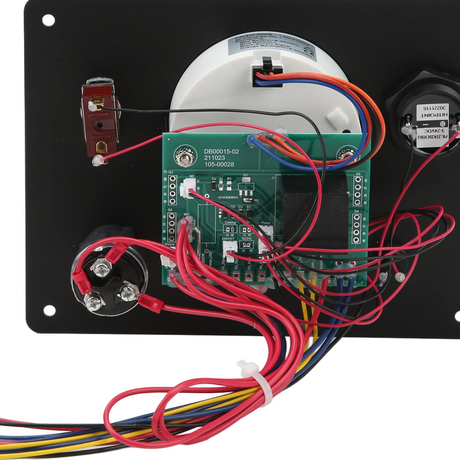 Quadro Strumenti Motore, Quadro Strumenti per Barche 4000 RPM Universale per Yacht per Imbarcazioni Marine (12V)
