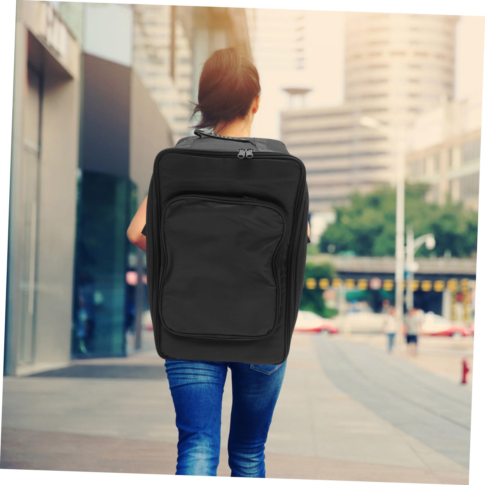 BESPORTBLE Mochila Para Caja Negra Bolsa De Transporte Para Instrumentos De Percusión Accesorio Musical Para Instrumentos y Escenario De Conciertos