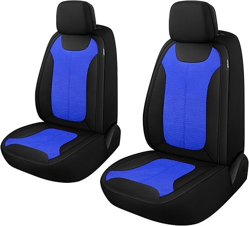 CAROMOP Juego completo de fundas de asiento de automóvil 3D de alta calidad, lavables y transpirables, fundas de asiento para interiores de